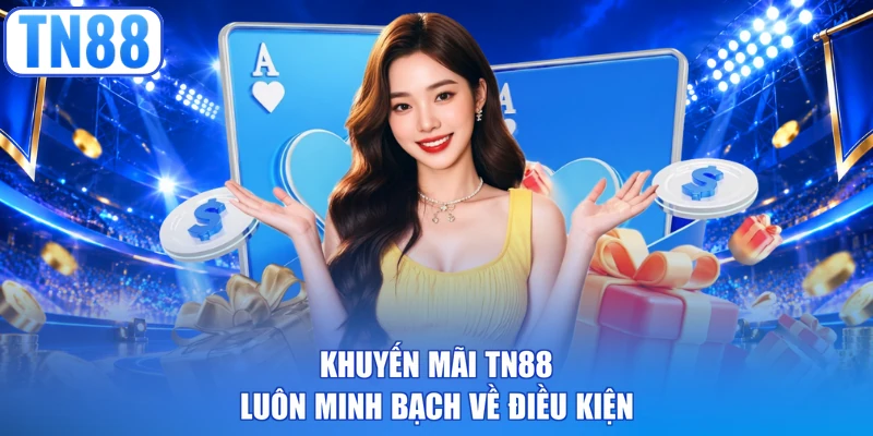 Khuyến mãi TN88 luôn minh bạch về điều kiện